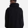 Grey Bunker Max Heavy Hoodie in Black, back