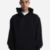 Grey Bunker Max Heavy Hoodie in Black, front
