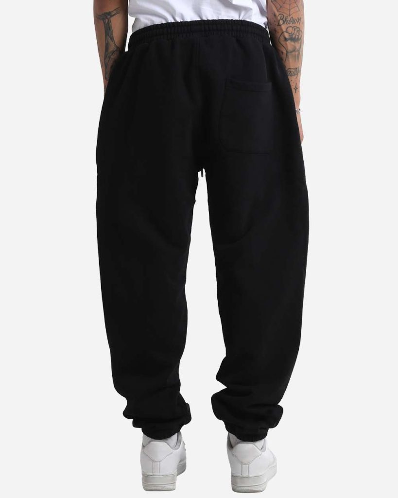 Grey Bunker Max Heavy Sweatpant in Black, back