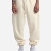 Grey Bunker Max Heavy Sweatpant in Cream, front