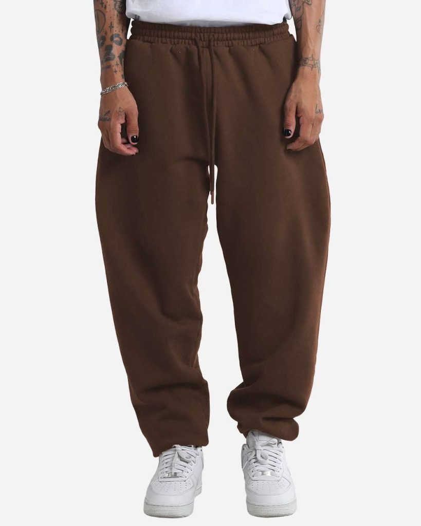 Grey Bunker Max Heavy Sweatpant in Mocha, front