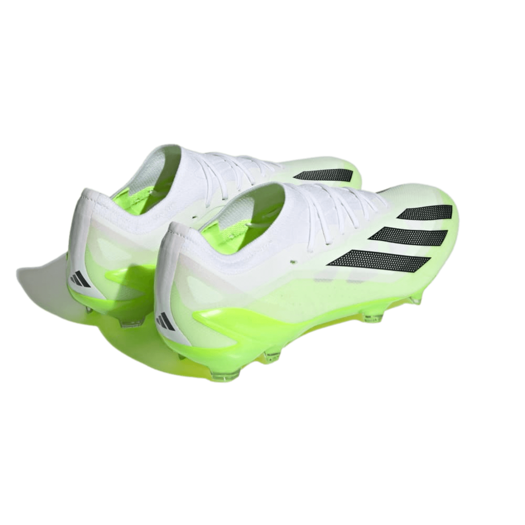 adidas X Crazyfast.1 FG — White / Black / Lucid Lemon — Men’s 13