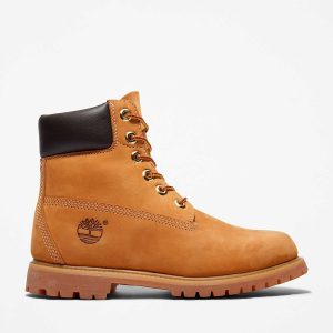 Timberland Premium 6-Inch Waterproof Boot, Wheat Nubuck, Women’s