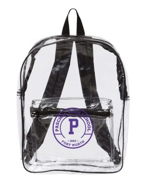 Paschal Panthers Clear Backpack
