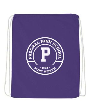 Paschal Panthers Drawstring Bag - Purple