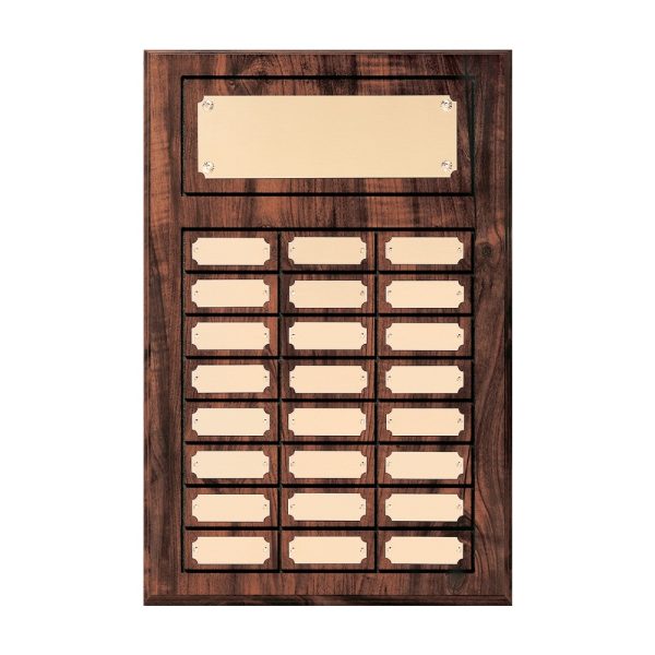 Classic Perpetual Plaque — 11 3/4 x 18 3/4 in., 24 Nameplates
