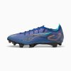 PUMA Ultra 5 Carbon Speed FG — Vivid Blue / Heat Fire — Men’s 13